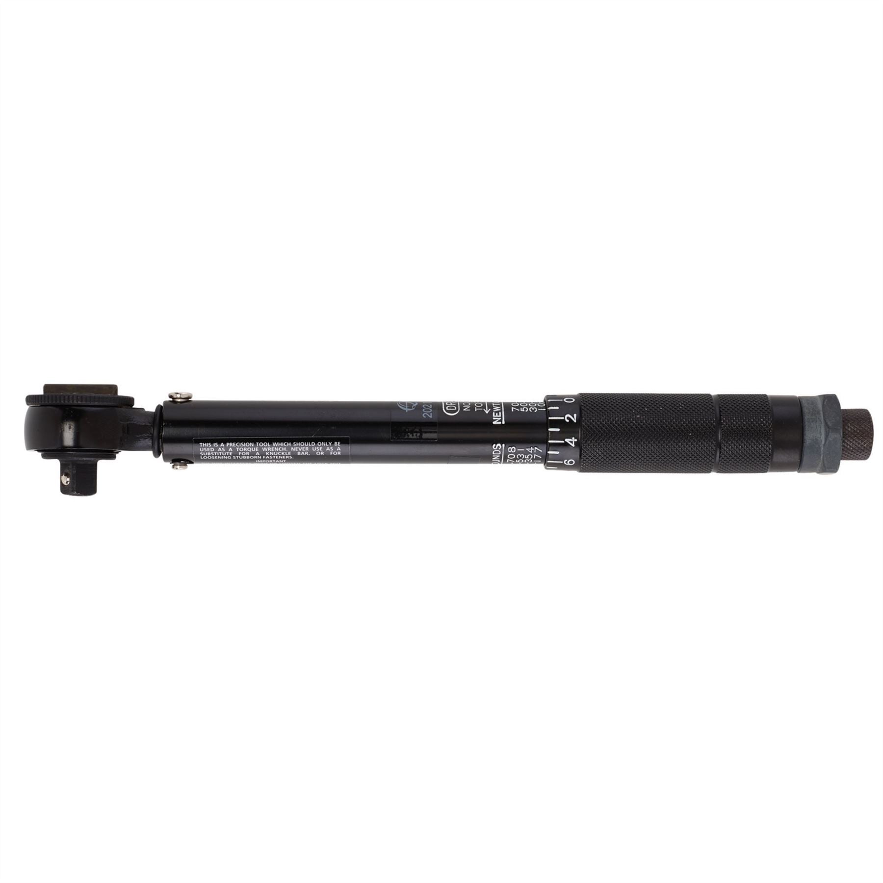 Draper 64534 Ratchet Torque Wrench 3/8" Sq. Dr. 10 - 80Nm Draper