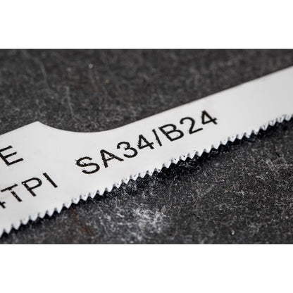 Sealey SA34/B2415 94.5mm Air Saw Blade 24tpi  - Pack of 15 Sealey
