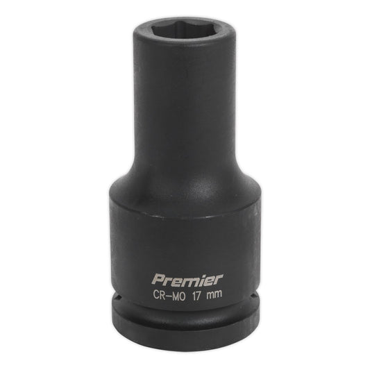 Sealey IS3417D Impact Socket 17mm Deep 3/4"Sq Drive Sealey