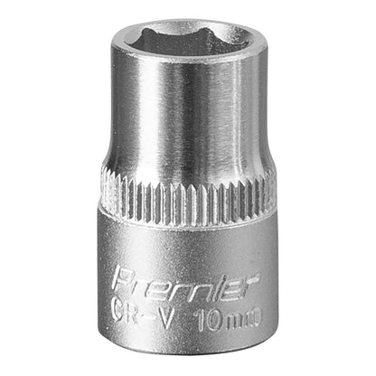 Sealey S3810 WallDrive® Socket 10mm 3/8"Sq Drive Sealey