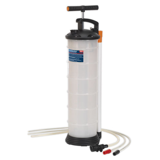 Sealey TP69 Vacuum Oil & Fluid Extractor Manual 6.5L Sealey