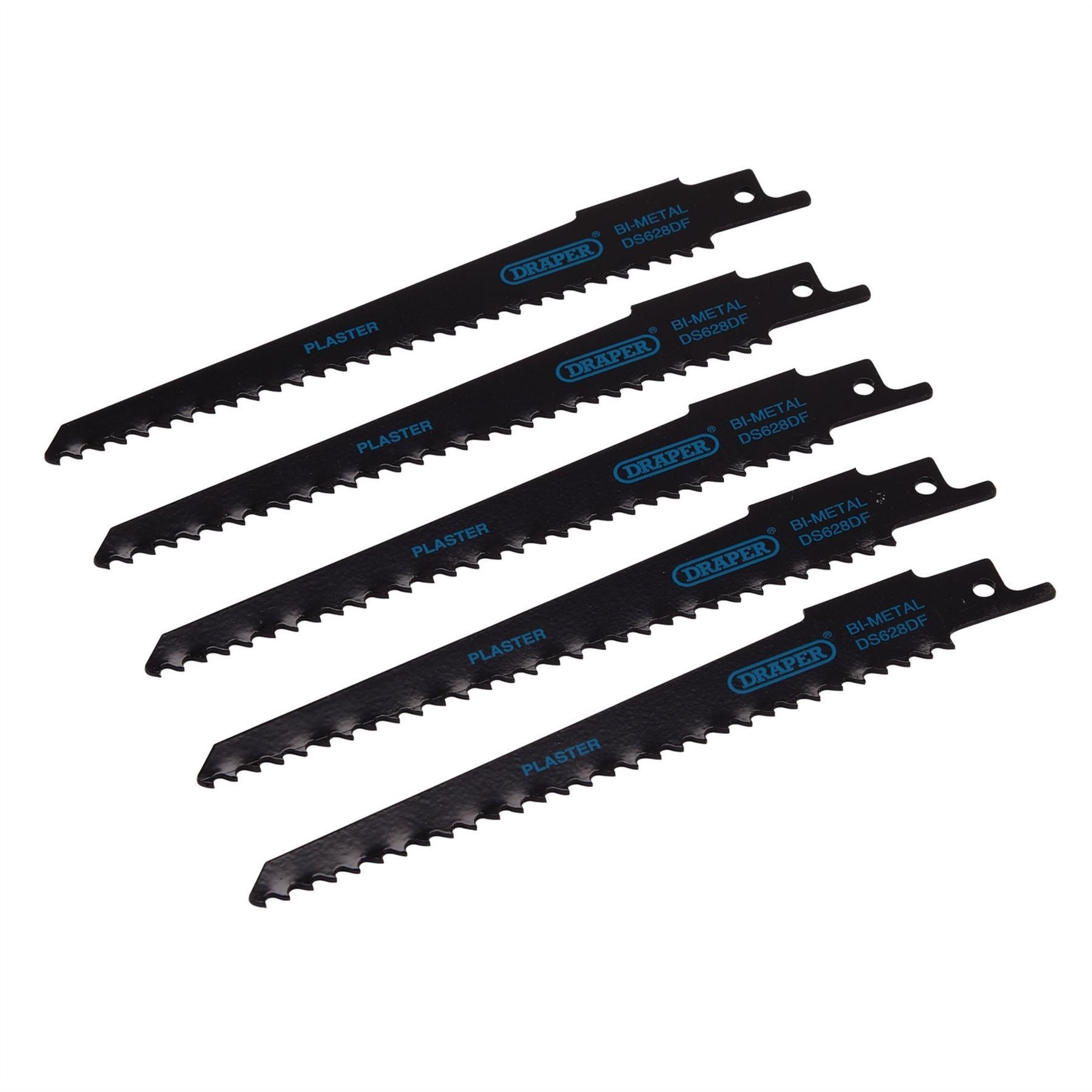 Draper 43426 Bi-metal Reciprocating Saw Blades for Plaster Cutting 150mm 6tpi Pack of 5 Draper
