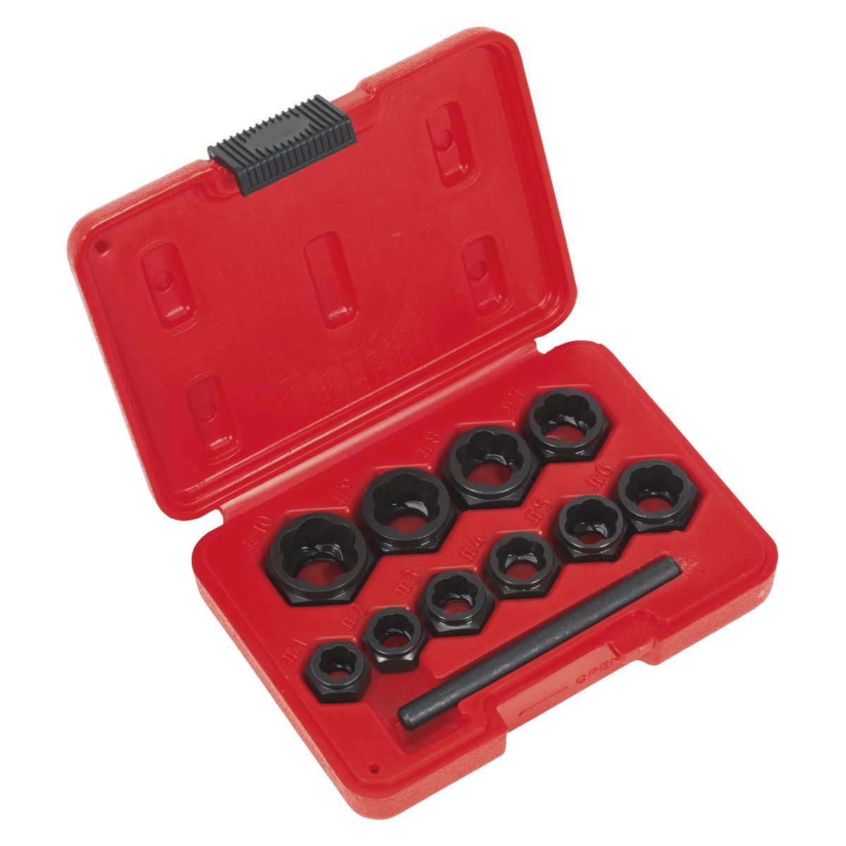 Sealey AK8183 Bolt Extractor Set 11pc Spanner Type Sealey
