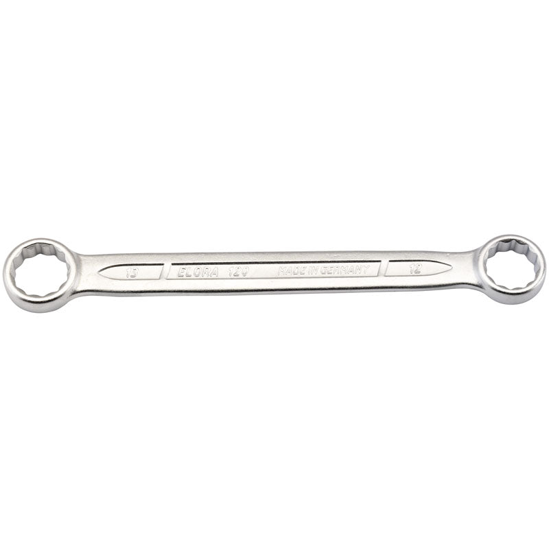 Elora 02422 Flat Metric Ring Spanner 12 x 13mm Elora