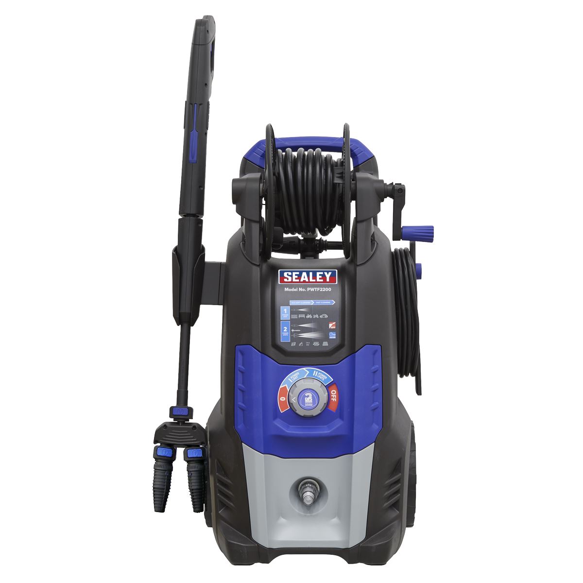 Sealey PWTF2200 Pressure Washer 150bar 810L/hr Twin Pump with TSS & Rotablast® Nozzle Sealey