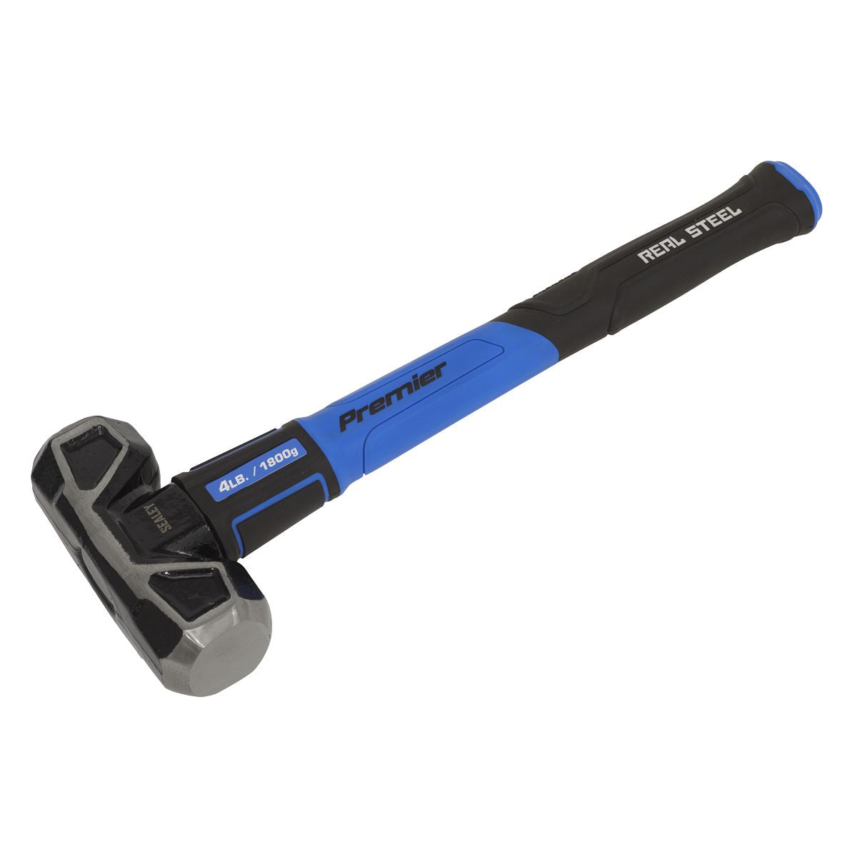 Sealey SLHG04 Sledge Hammer with Fibreglass Shaft 4lb Short Handle Sealey