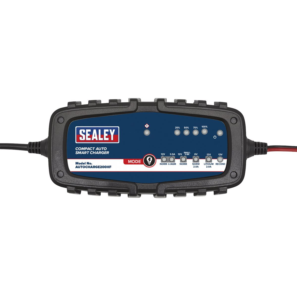 Sealey AUTOCHARGE200HF Compact Auto Smart Charger & Maintainer 2A 6/12V Sealey