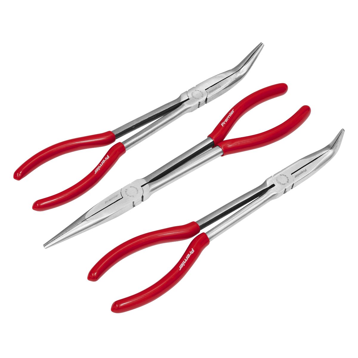 Sealey AK8568 Needle Nose Pliers Set 3pc 280mm Sealey
