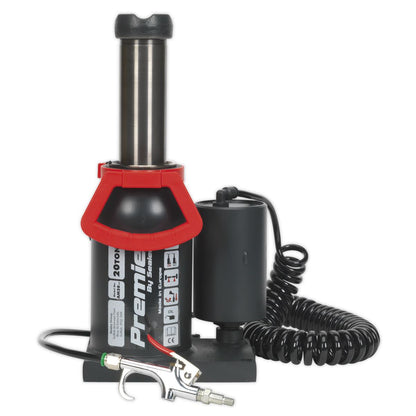 Sealey AM20 Premier Manual/Air Hydraulic Bottle Jack 20 Tonne Sealey