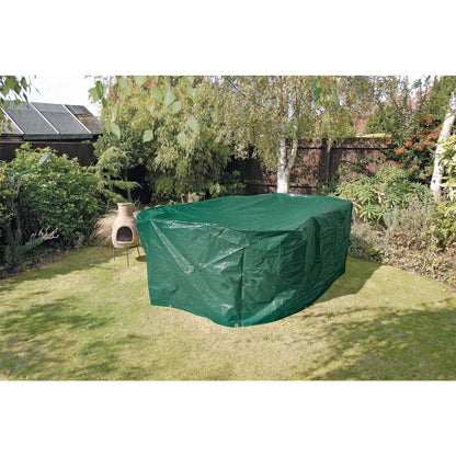 Draper 12912 Large Oval Patio Set Cover 2700 x 2200 x 1000mm Draper