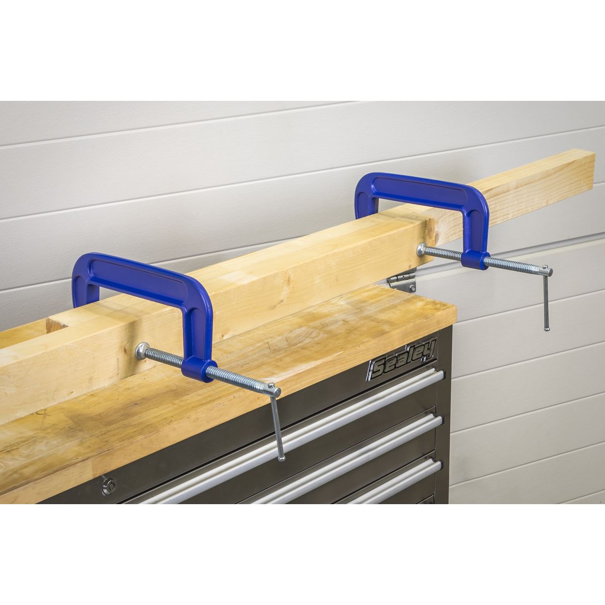 Sealey AK60064 G-Clamp 150mm - Pack of 4 Sealey