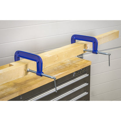 Sealey AK60064 G-Clamp 150mm - Pack of 4 Sealey