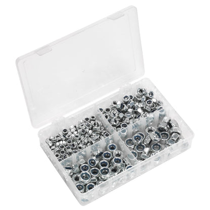 Sealey AB032LN Nylon Locknut Assortment 300pc M6-M12 Metric Sealey