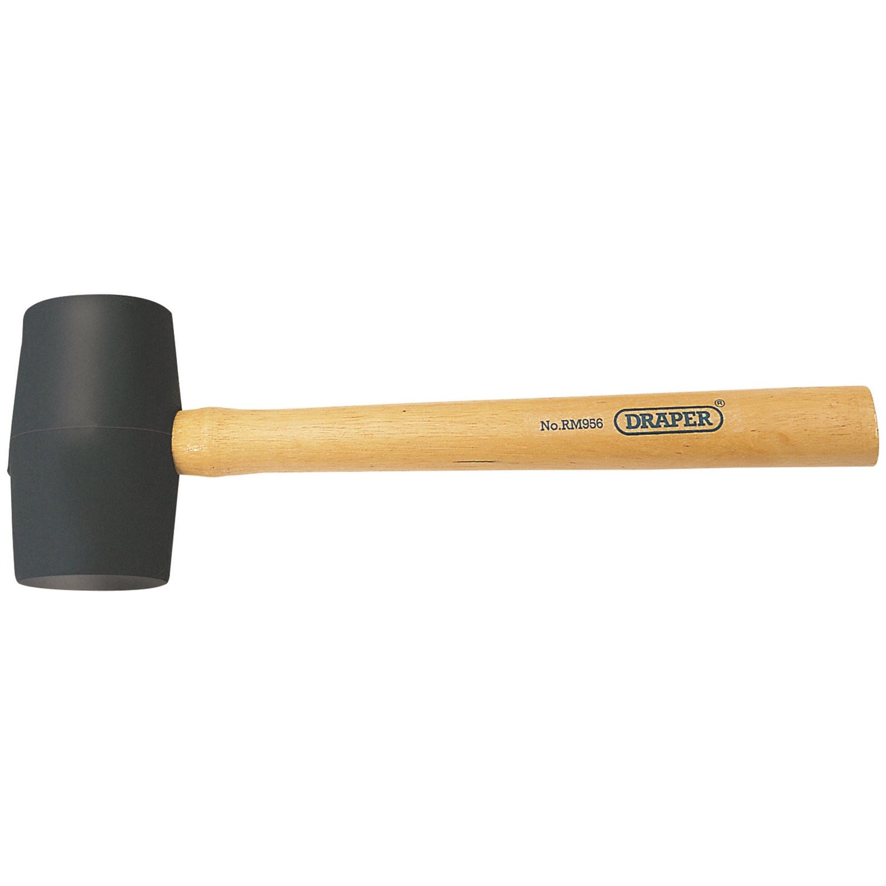 Draper 51095 Rubber Mallet With Hardwood Shaft 410g/14.5oz Draper