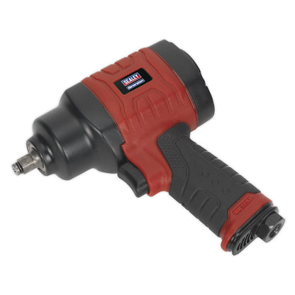 Sealey GSA6000 Composite Air Impact Wrench 3/8"Sq Drive - Twin Hammer Sealey
