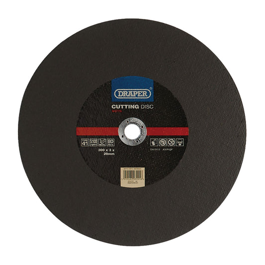 Draper 94776 Metal Cutting Disc 300 x 3 x 20mm Draper