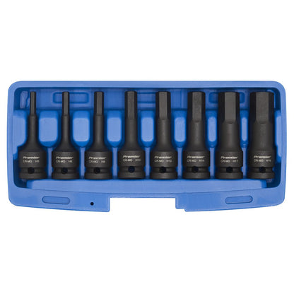 Sealey AK5601 Impact Hex Socket Bit Set 1/2"Sq Drive Sealey
