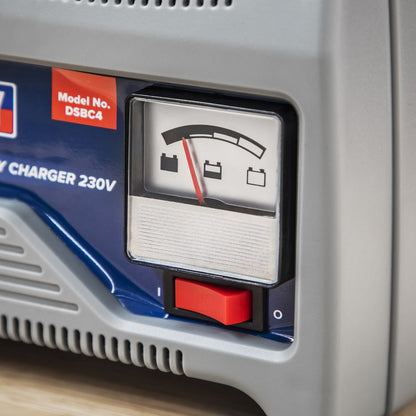 Sealey DSBC4 Battery Charger 12V 4A 230V Sealey