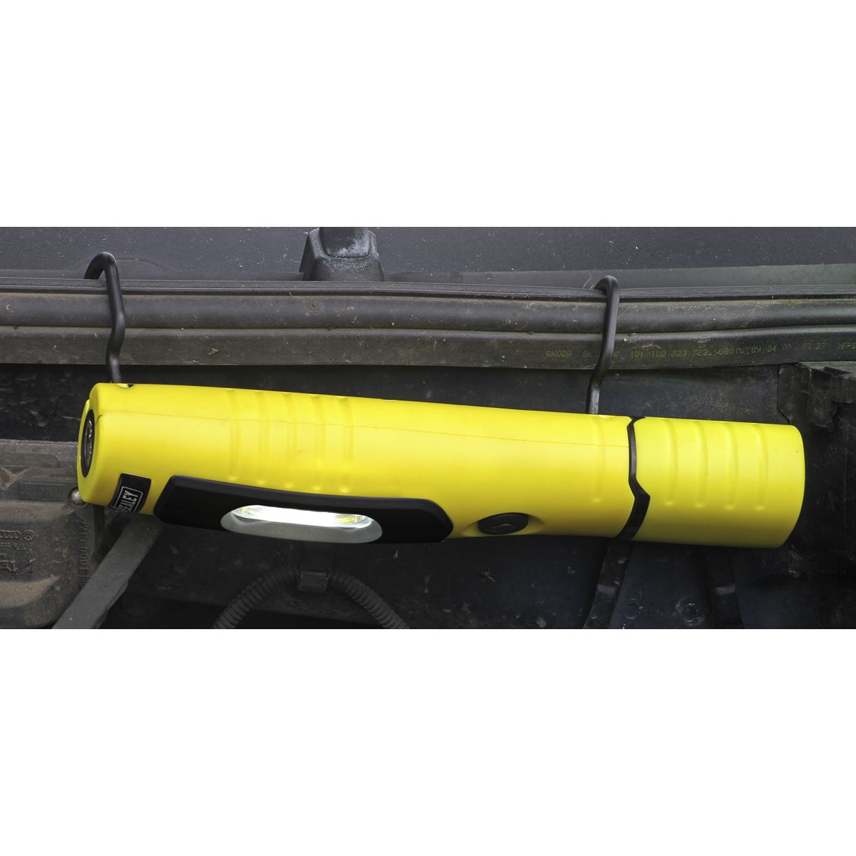 Sealey LED3602Y Rechargeable 360° Inspection Light 4W & 3W SMD LED Yellow Lithium-ion Sealey