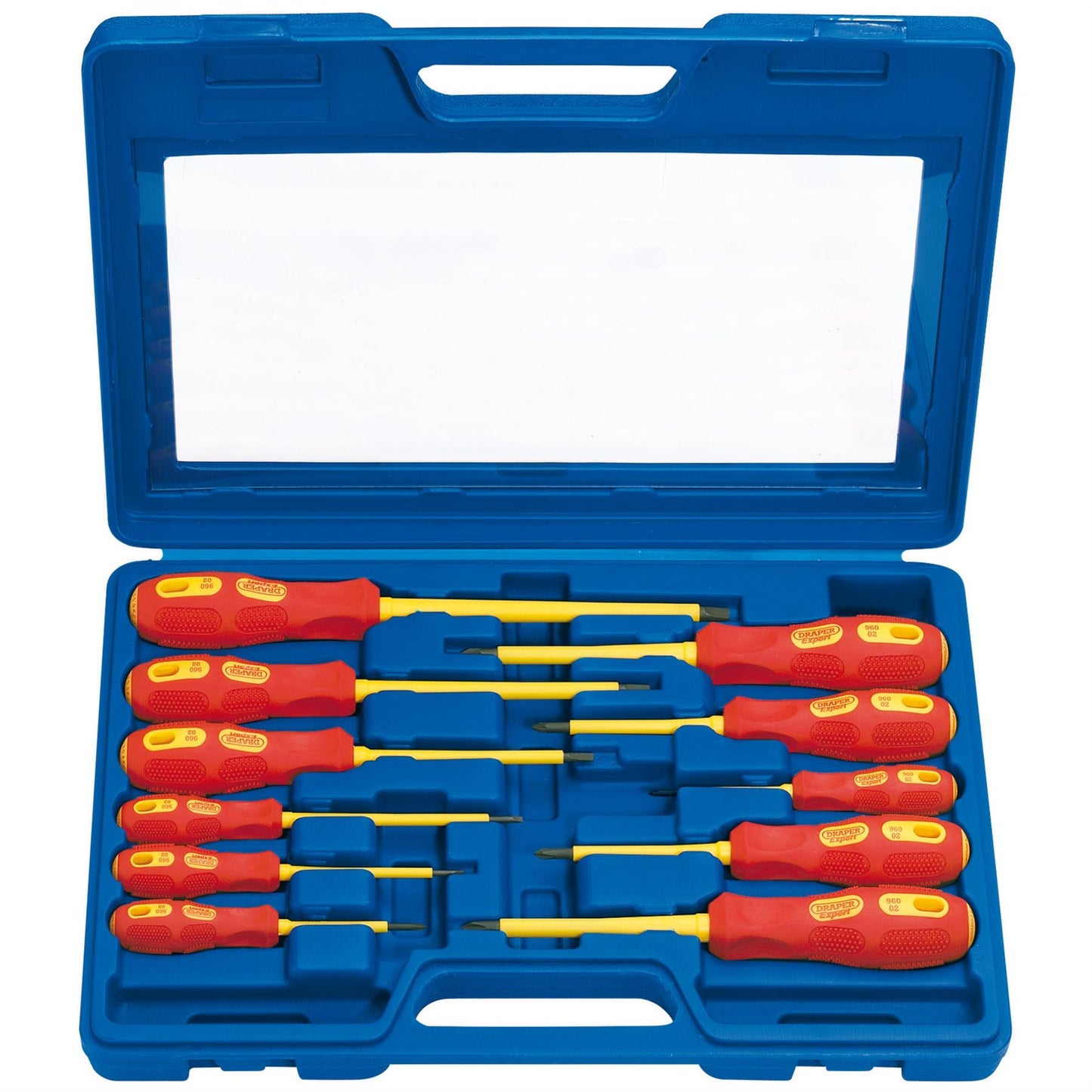 Draper 69234 VDE Approved Fully Insulated Screwdriver Set 11 Piece Draper
