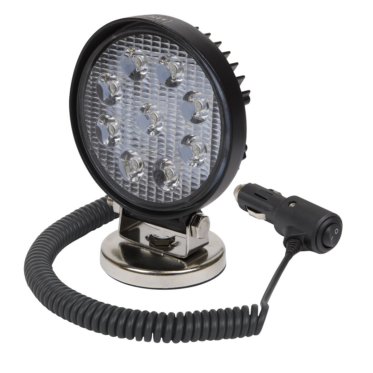 Sealey LED3RM Round Worklight with Magnetic Base 27W SMD LED Sealey