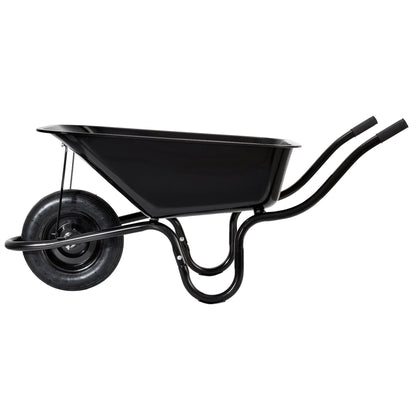 Draper 82755 Metal Tray Contractors Wheelbarrow 85L Draper
