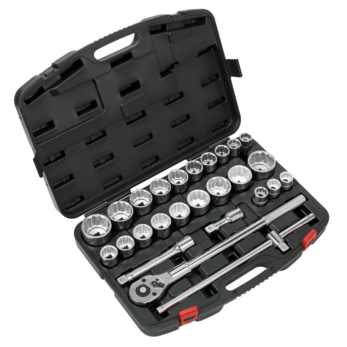 Sealey AK2584 Socket Set 26pc 3/4"Sq Drive 12-point WallDrive® Sealey
