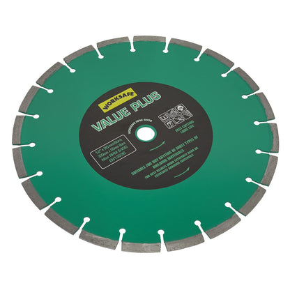 Sealey WDVP300/20 Value Plus Diamond Blade Ø300 x 20mm Sealey