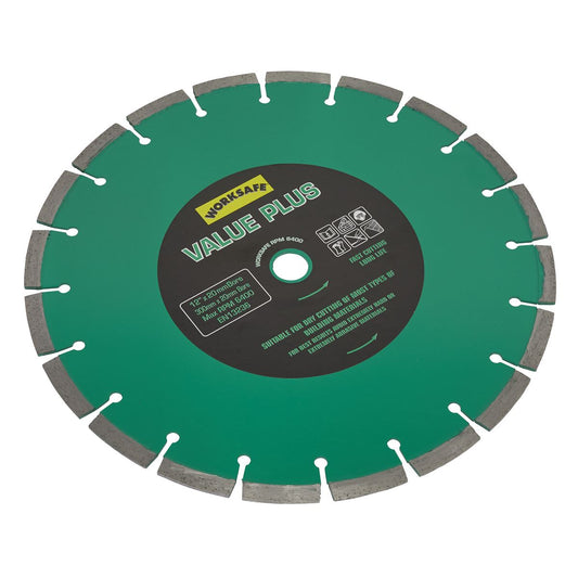 Sealey WDVP300/20 Value Plus Diamond Blade Ø300 x 20mm Sealey