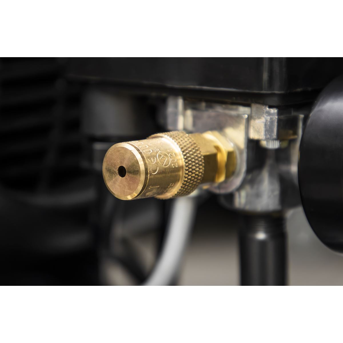 Sealey SAC5020APK Air Compressor 50L Direct Drive 2hp with 4pc Air Accessory Kit Sealey