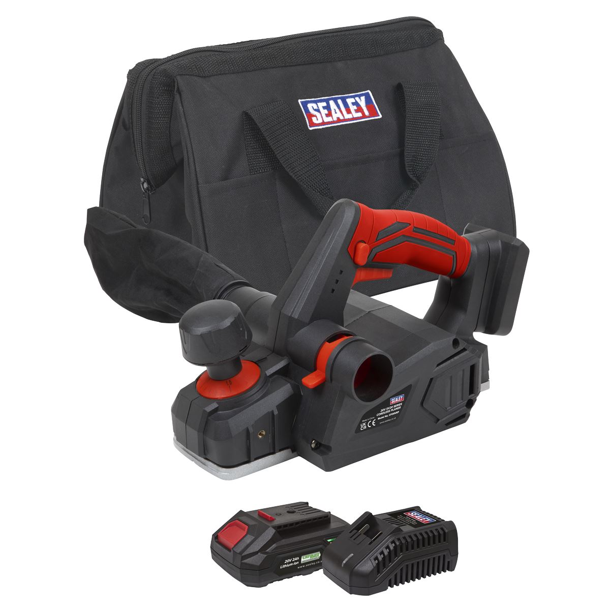 Sealey CP20VEPKIT1 20V 2Ah SV20 Series Cordless Planer Kit Sealey