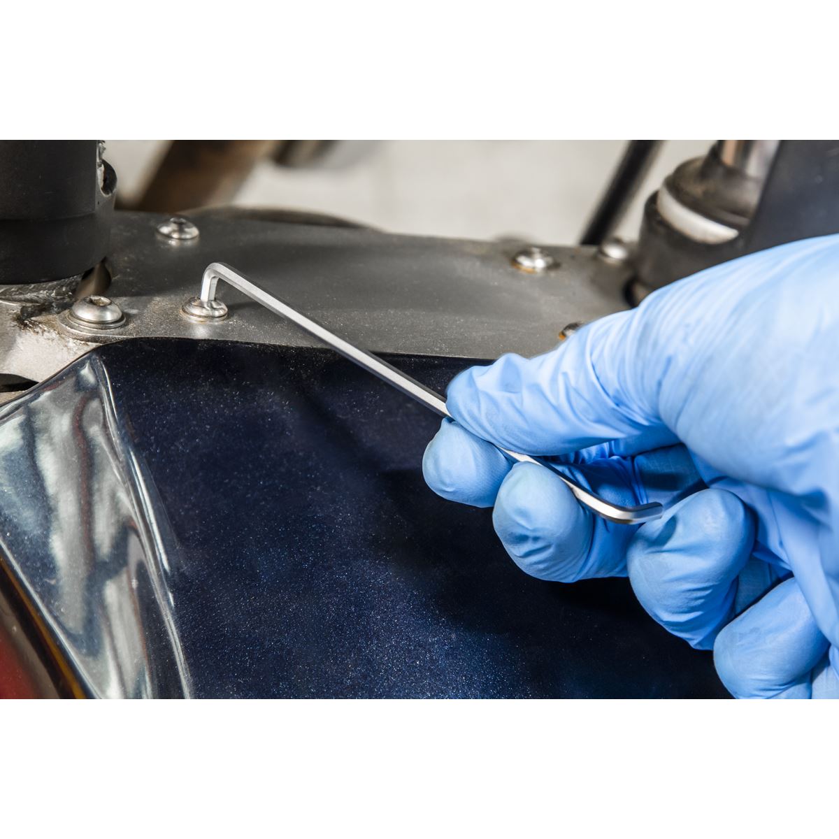 Sealey AK7174 Hex Key Set 9pc Extra-Long Stubby Element Metric Sealey