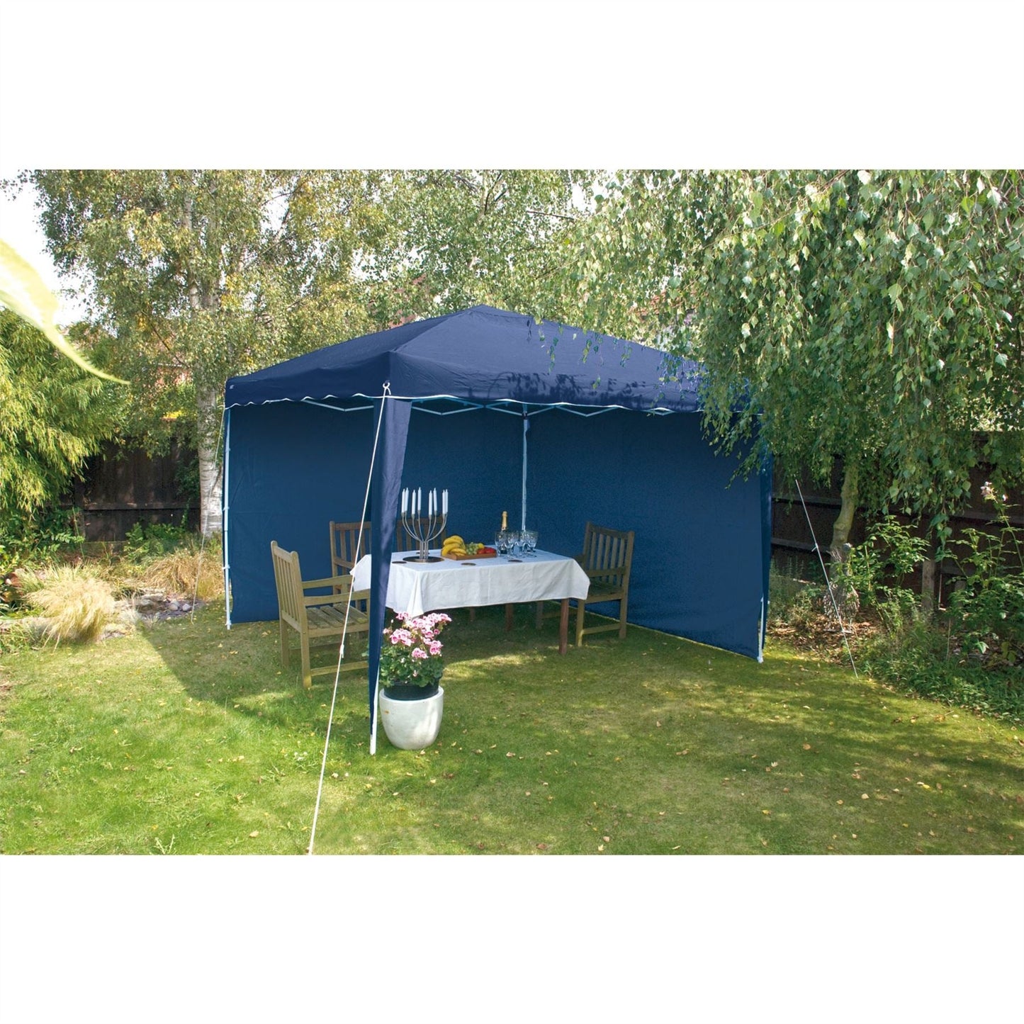 Draper 02577 Gazebo Side Panels 3 x 1.9m Blue Pack of 2 Draper