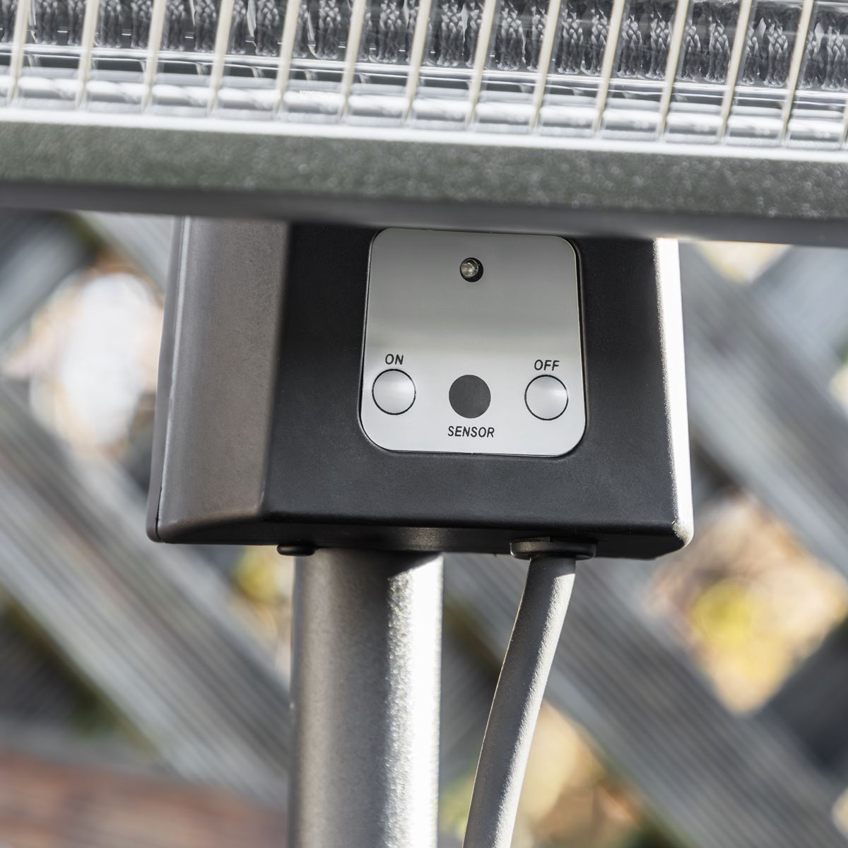 Sealey IFSH1809R High Efficiency Carbon Fibre Infrared Patio Heater 1800W/230V with Telescopic Floor Stand Sealey