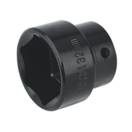 Sealey IS1232 Impact Socket 32mm 1/2"Sq Drive Sealey