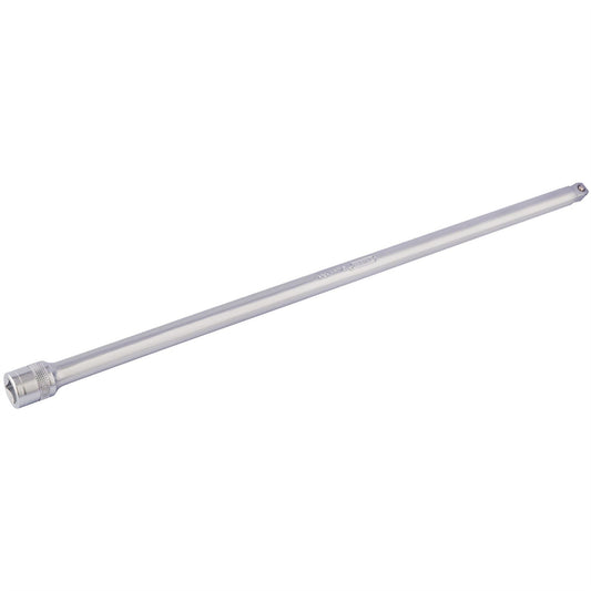 Draper 16764 Satin Chrome Wobble Extension Bar 1/2" Sq. Dr. 500mm Draper
