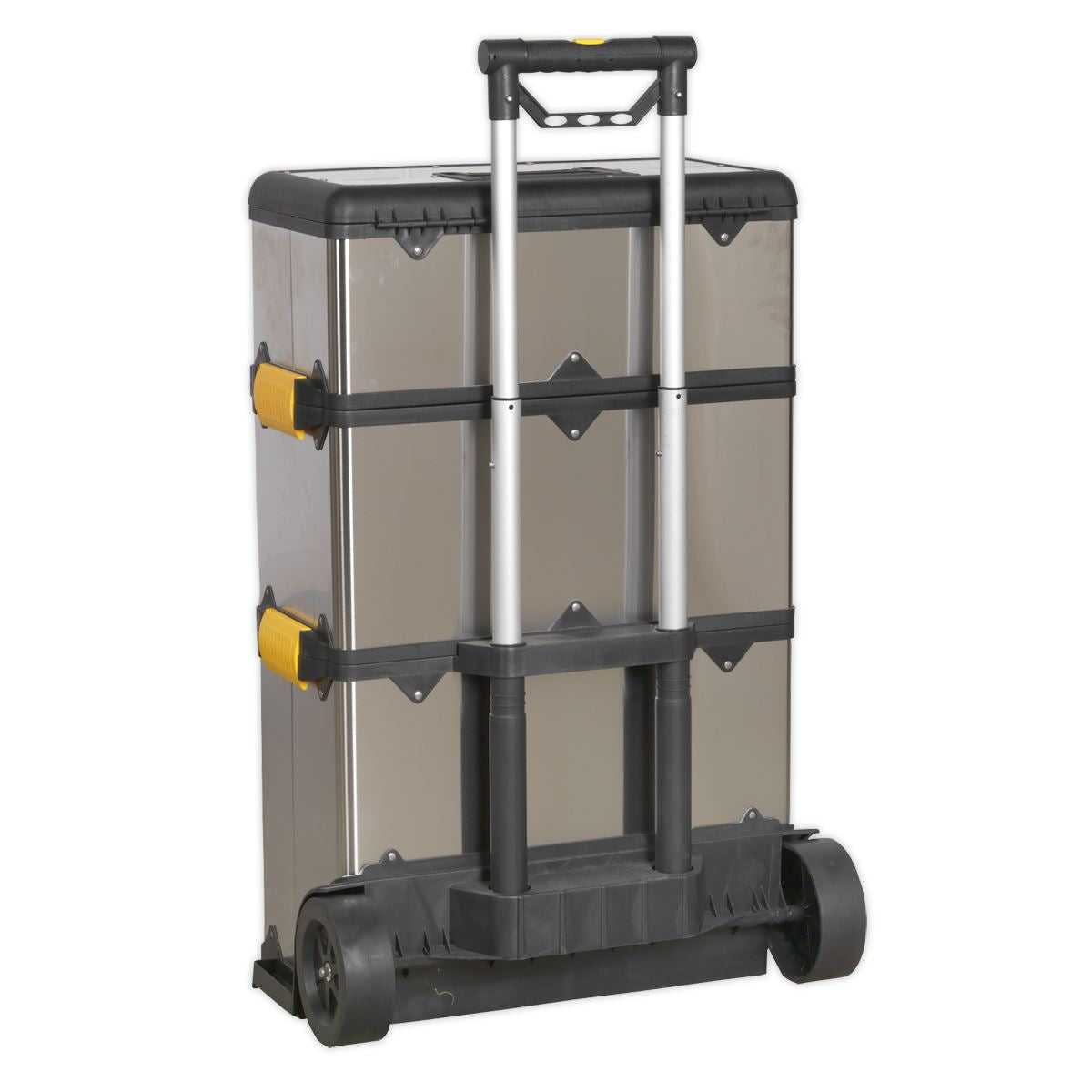 Sealey AP855 Mobile Stainless Steel/Composite Toolbox - 3 Compartment Sealey