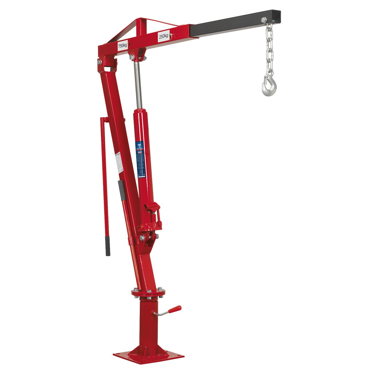 Sealey SSC750 Static Mounted Crane 750kg Sealey