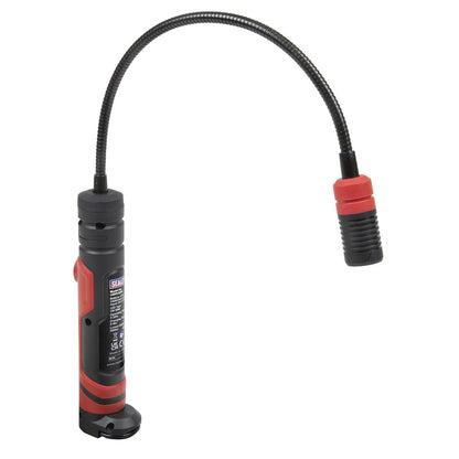 Sealey LEDFLEXPT Flexi Rechargeable Magnetic Pick-Up Tool Light 3W SMD LED Sealey