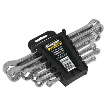 Siegen S01107 TRX-Star* Double End Spanner Set 6pc Siegen