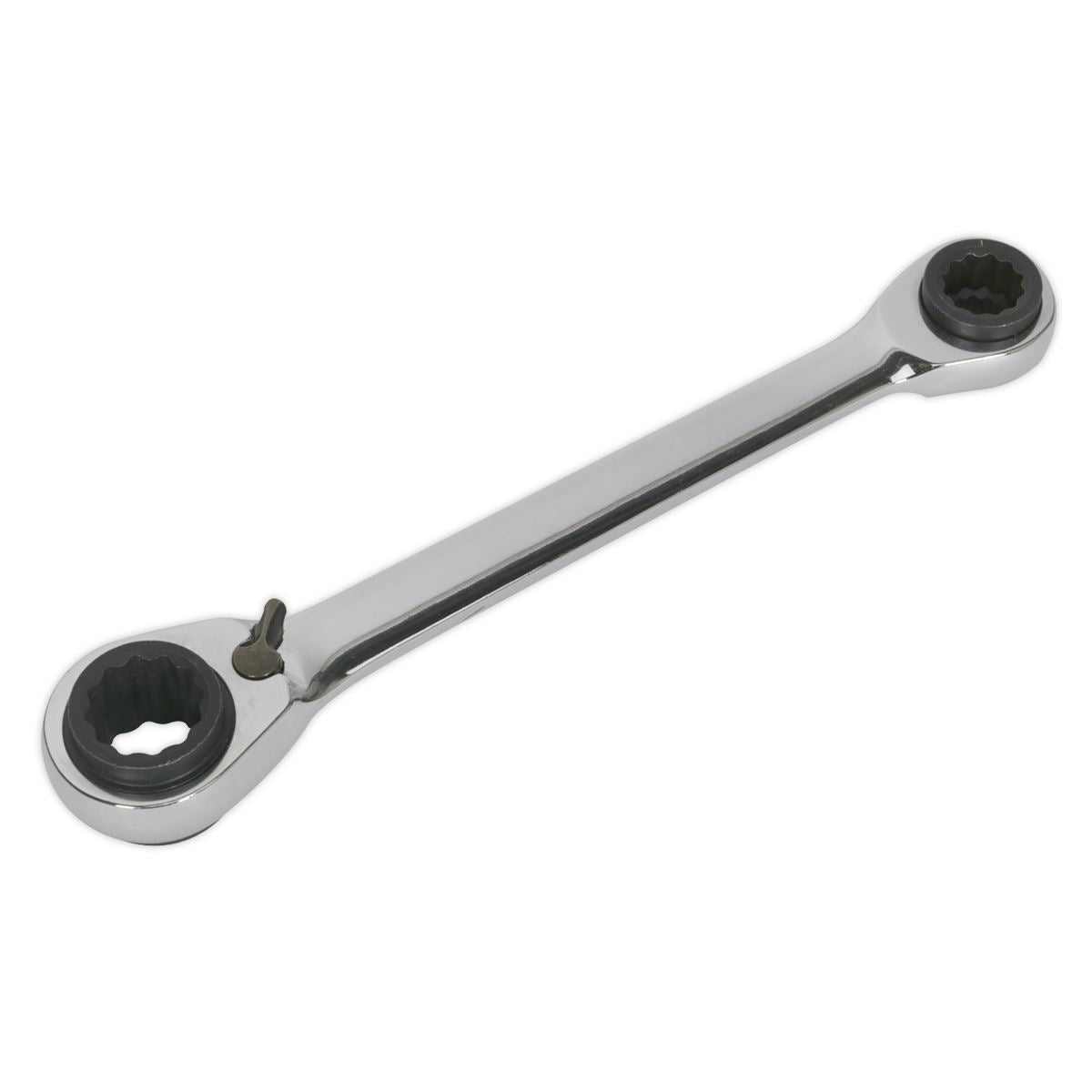 Siegen S0983 Ratchet Ring Spanner 4-in-1 Reversible Metric Siegen