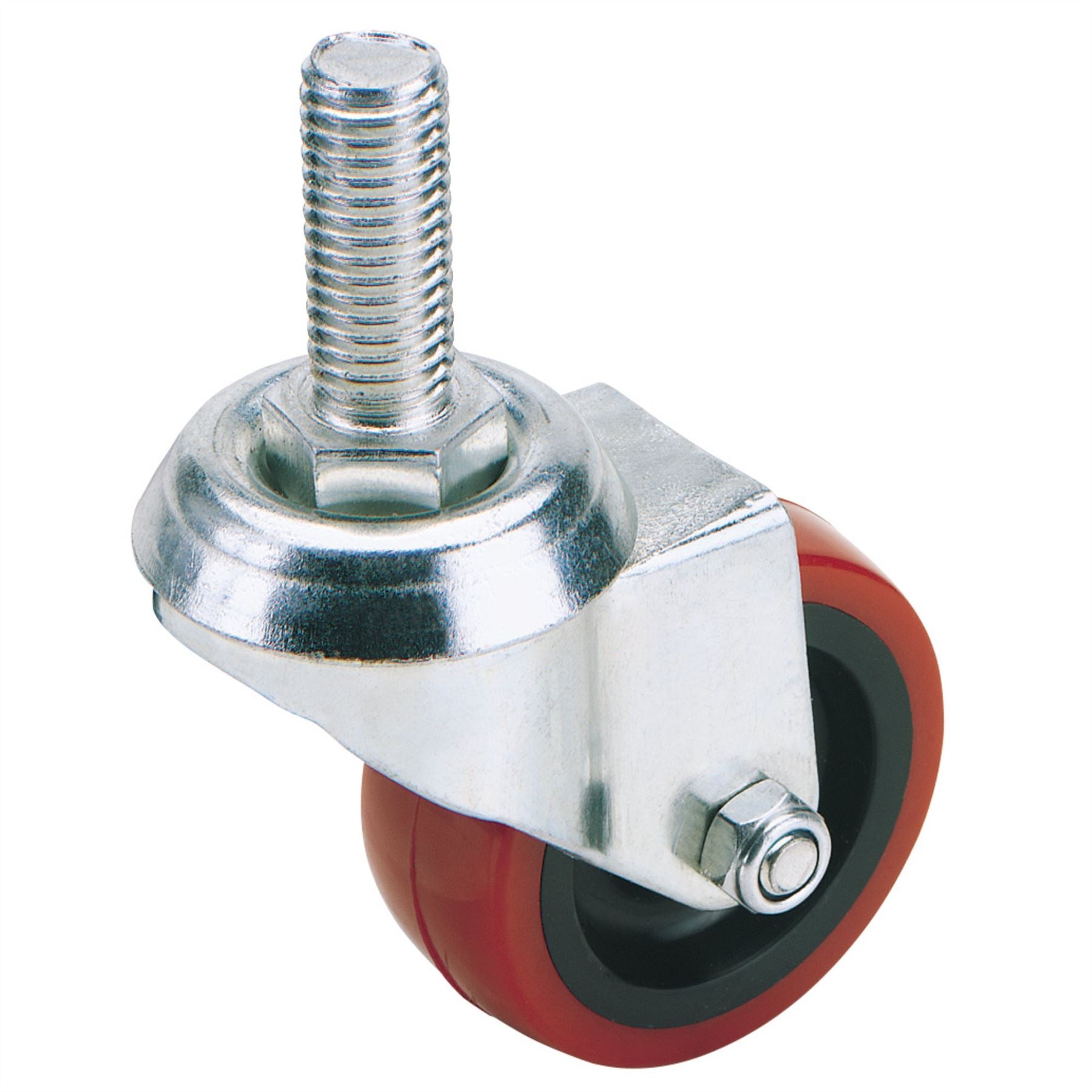 Draper 65510 Swivel Bolt Fixing Polyurethane Wheel 50mm Diameter S.W.L. 50kg Draper