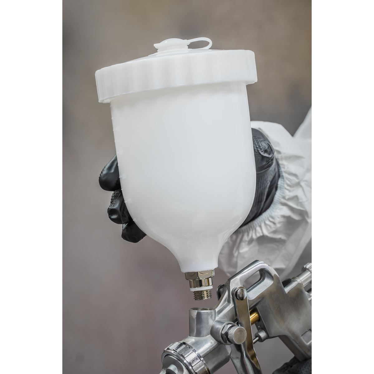 Sealey SSG503 Spray Gun Gravity Feed 1.5mm Set-Up Sealey