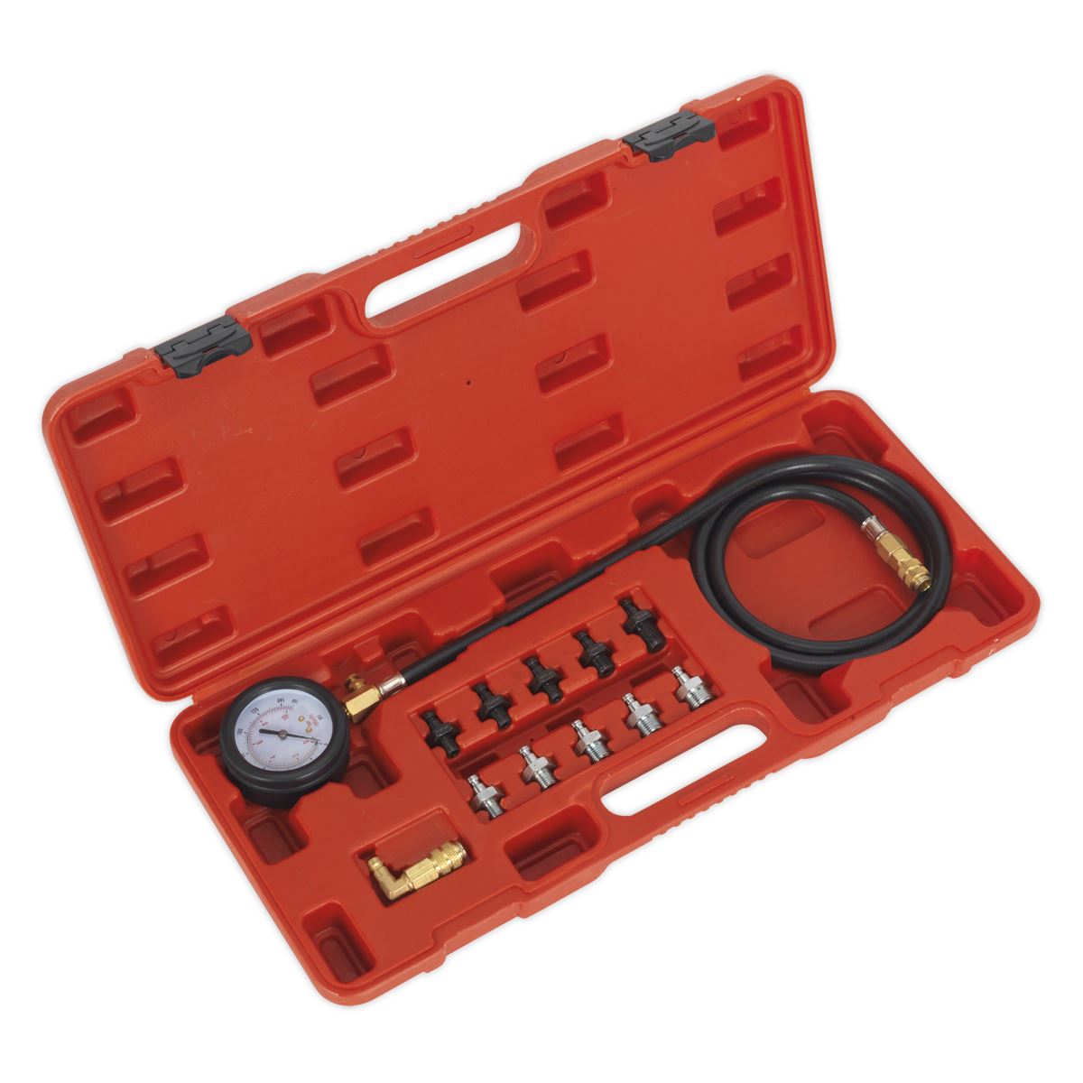 Sealey VSE203 Oil Pressure Test Kit 12pc Sealey