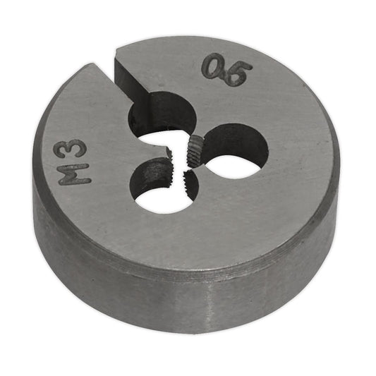 Sealey SSDM3 Split Die M3 x 0.5mm Sealey