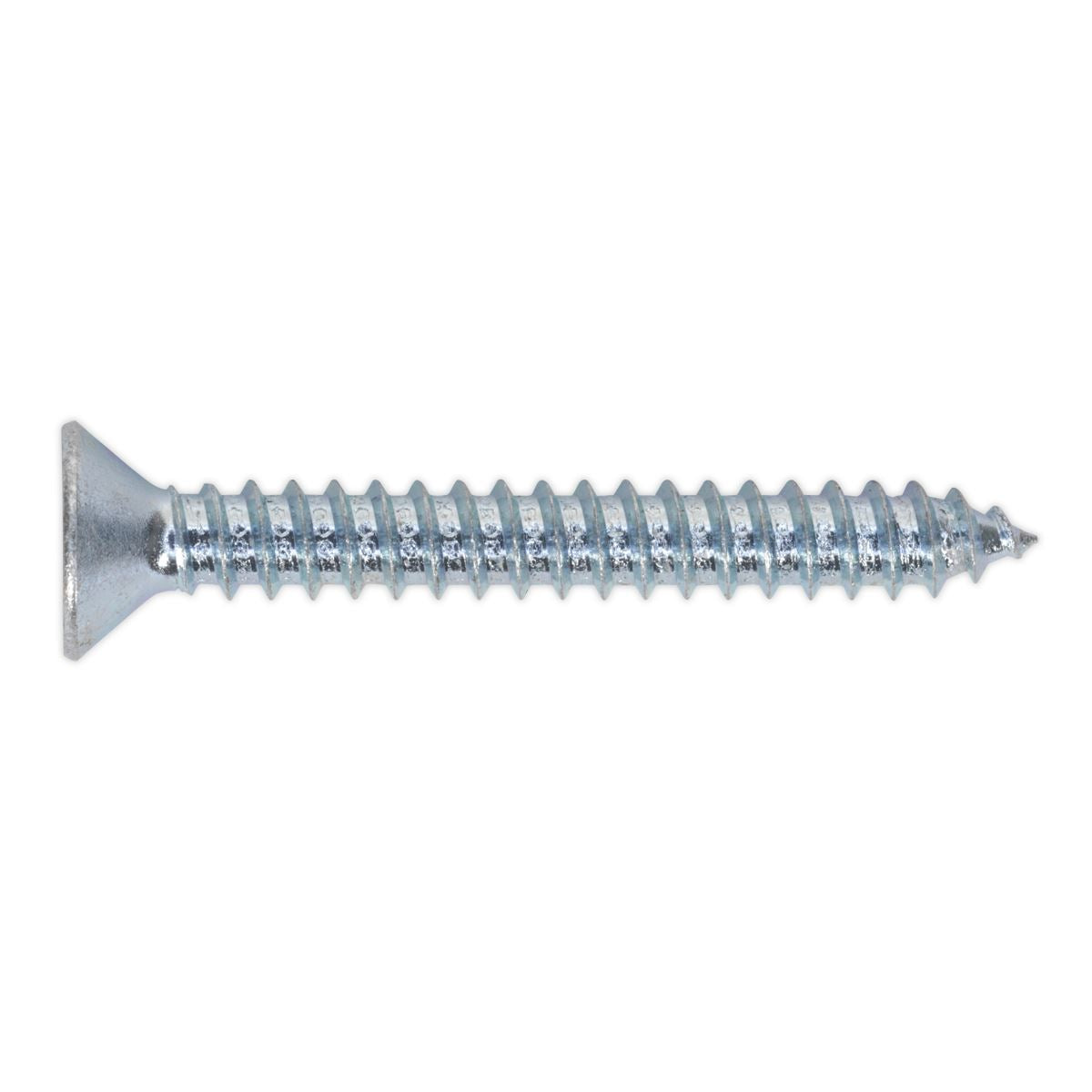 Sealey ST4838 Self Tapping Screw 4.8 x 38mm Countersunk Pozi Pack of 100 Sealey
