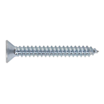 Sealey ST4838 Self Tapping Screw 4.8 x 38mm Countersunk Pozi Pack of 100 Sealey