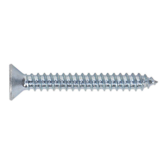 Sealey ST4838 Self Tapping Screw 4.8 x 38mm Countersunk Pozi Pack of 100 Sealey