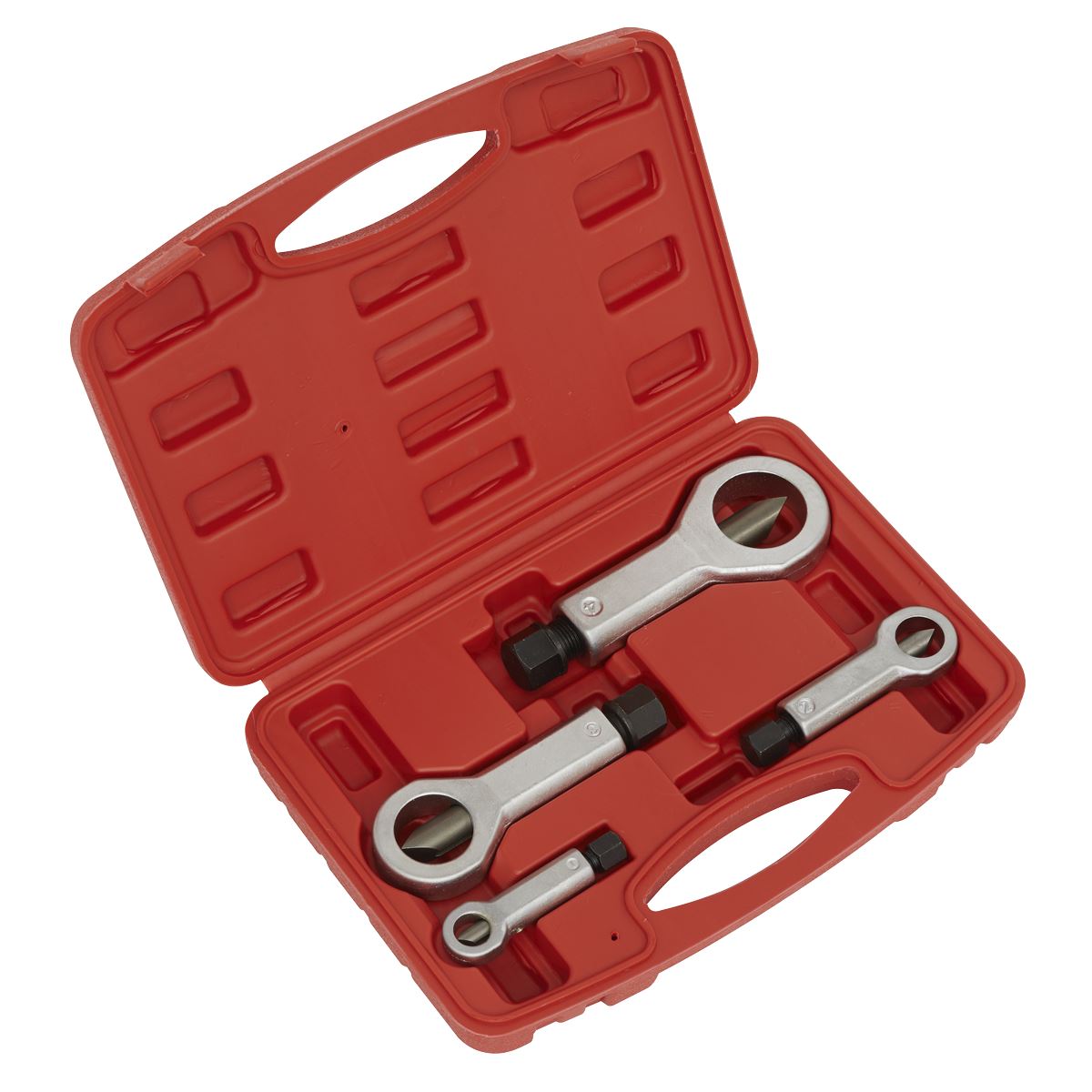 Sealey AK85 Nut Splitter Set 4pc Sealey