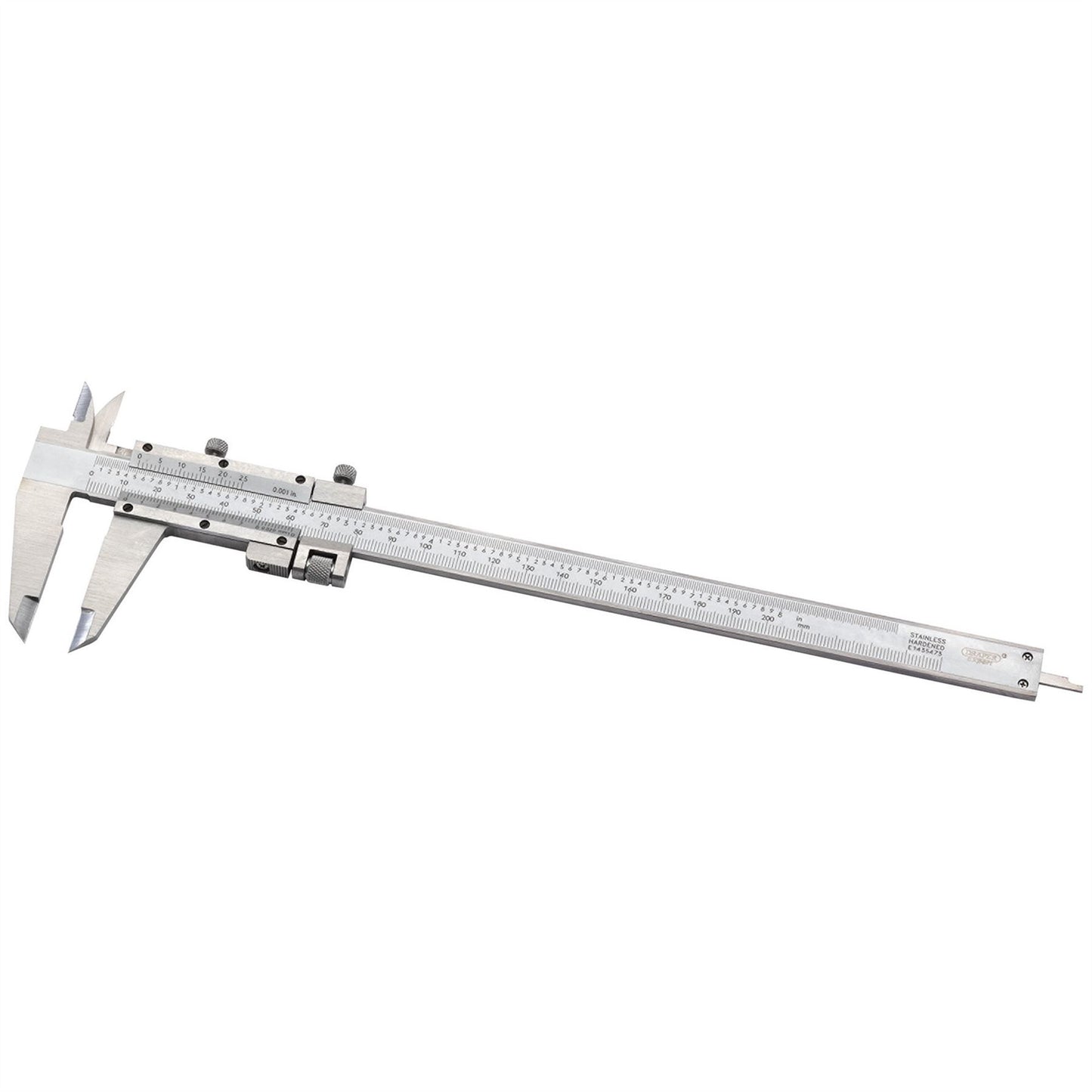 Draper 52379 Vernier Caliper with Fine Adjustment 0 - 200mm or 8" Draper